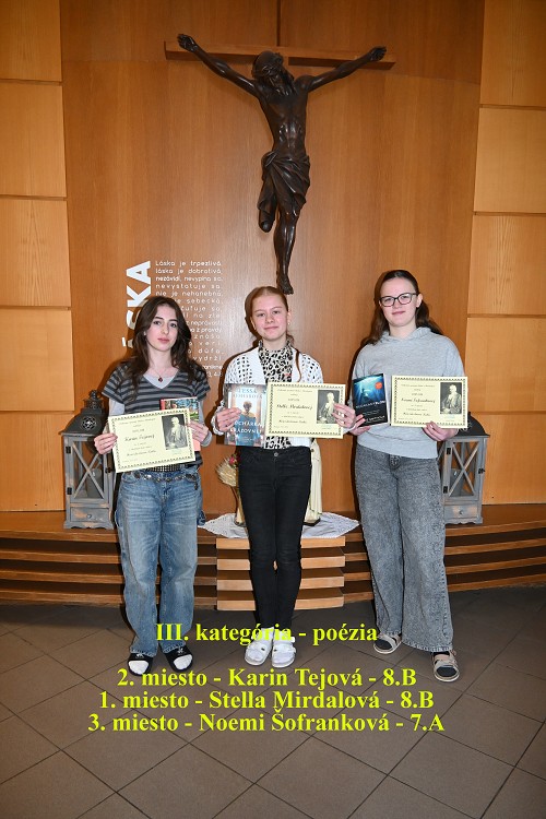 III. kategória - poézia