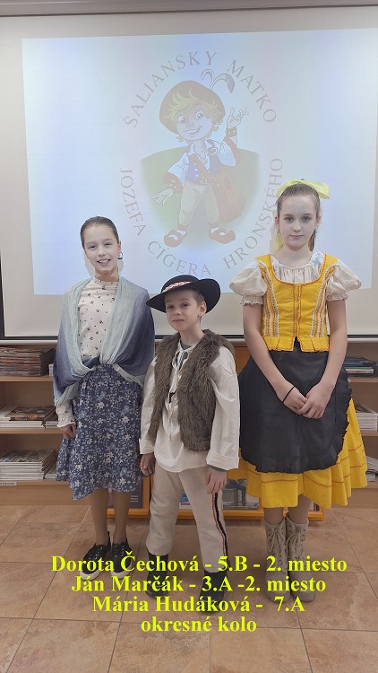 súťažiaci z našej školy